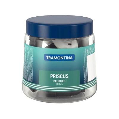Pino e Plugue 2P-10A PR-BR 10A-250V Preto e Branco Tramontina 24PC