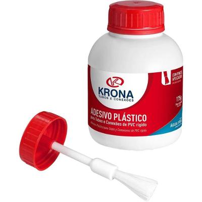 Adesivo Cano PVC 518 Soldagem Tubos e Conexões Incolor Krona 175G