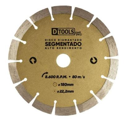 Disco Diamantado Segmentado Super Pro 7 com Corte Rápido e Durabilidade 7" 180MM Dtools