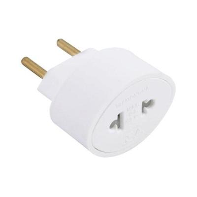 Adaptador 2P Universal Bivolt para Equipamentos Eletricos Branco Tramontina