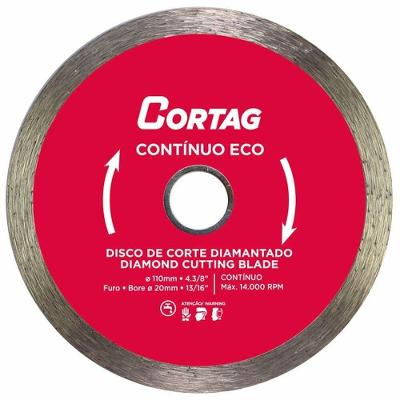 Disco Diamantado Eco para Corte Contínuo com Refrigeração Bivolt Cortag