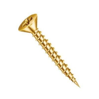 Parafuso Chipboard Phillips Cabeça Chata 3,5X12MM Bicromatizado Inox Jomarca