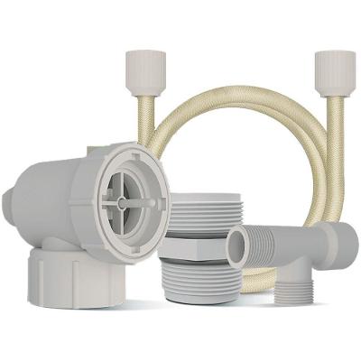 Acessório Hidráulico Max Controle de Pressão para Ducha Branco Pádova 19CM