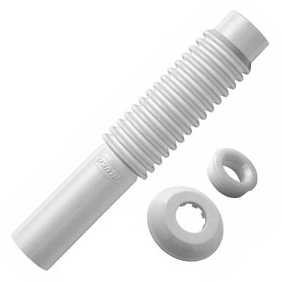 Acessório para Vaso Sanitário Tubo de Ligação Ajustável Polipropileno Branco Blukit DN38