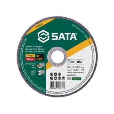 Disco de Corte 115x1,0x22,23mm Grãos Abrasivos Alta Durabilidade Sata