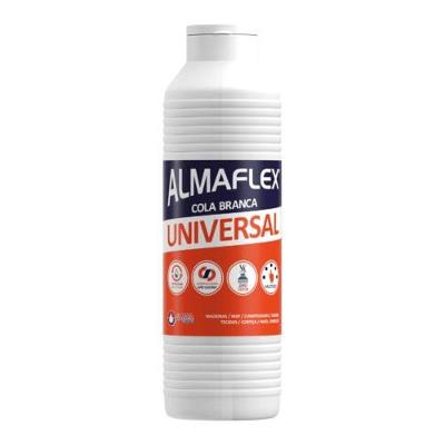 Cola Branca Almata 814 PVA Universal Multiuso Base Dagua Baixo Odor 500G 1 Unidade Branco