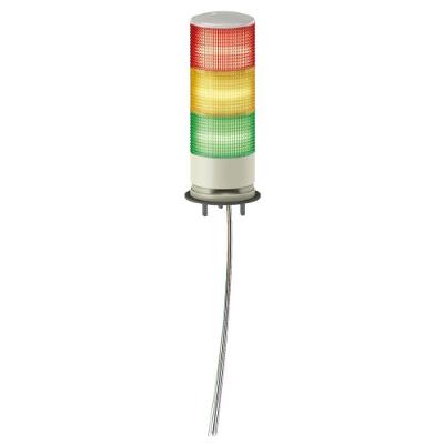 Torre de Luz Monolítica XVGB3W LED Vermelho Verde Amarelo 24VCA-CC com Base IP53 Schneider Electric