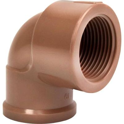 Joelho 90° LR 483 Soldável com Rosca 20MM X 1-2 Marrom Krona PVC