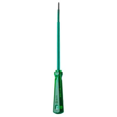 Chave Philips Isolada SATA 1-4x8 com Haste Temperada e Cabo PVC Verde Translúcido
