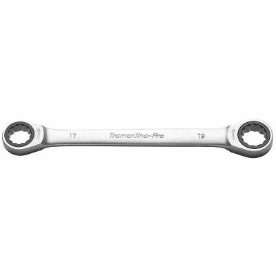Chave Estrela com Catraca 44634-107 Mecanismo 72 Dentes Acabamento Cromado Tramontina