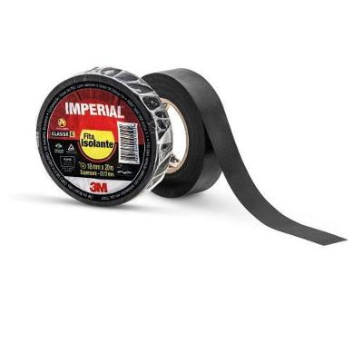 Fita Isolante Imperial 18mm X 20 Metros com Flexibilidade e Resistência UV 3M 20M