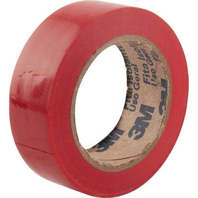 Fita Isolante Imperial Colors 750 V Resistente a UV Vermelho 18MM X 10M