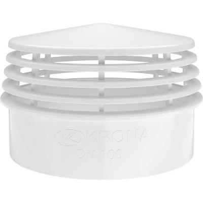 Terminal de Ventilação para Esgoto 1165 com Proteção Branco Krona DN 50
