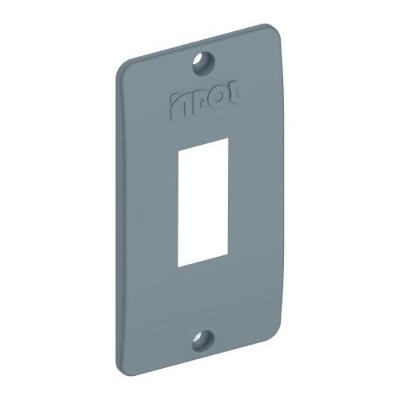 Tampa de Interruptor 24372 Isolante Elétrico Cinza Inpol 3-4''