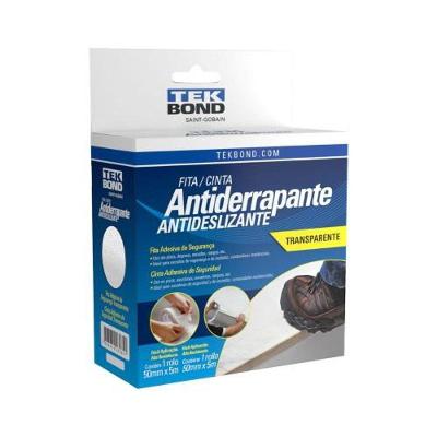 Fita Antiderrapante 50mm X 5m com Fácil Aplicação Transparente Tekbond