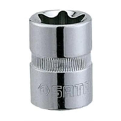 Soquete Torx E18 Femea ST13705SC Encaixe 1-2 Uso Profissional Bivolt Sata