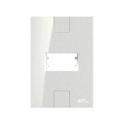Espelho para Módulo Click 4x2 Horizontal Moderno Branco Mec Tronic 33658