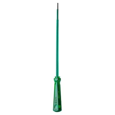Chave de Fenda Isolada Sata 1-4”X10 com Haste em Cromo-Vanádio Cabo Verde