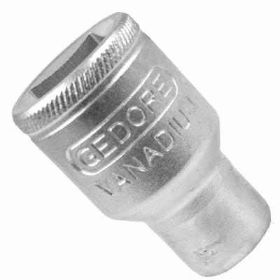Soquete Sextavado 10mm Encaixe 1-2 com Aço Gedore-Vanadium Gedore