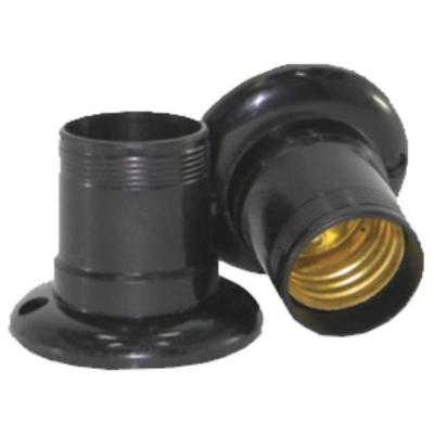 Soquete Fixo 12058 com Fixação por Parafuso Preto Mec Tronic