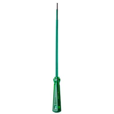 Chave de Fenda 1-8x8" Isolada para Aperto Preciso com Cabo Translucido Verde Sata