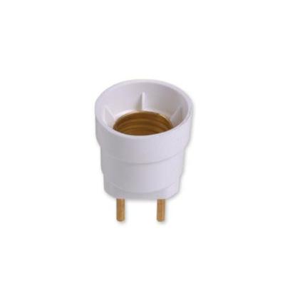 Soquete com Pino Branco SOQUETE com PINO BRANCO Nylon Bivolt Branco Ilumi Materiais Elétricos