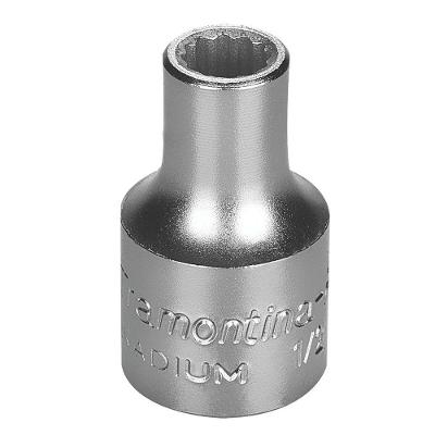 Soquete Estriado 1-2x3-8 com Hyper Drive Cromado Tramontina