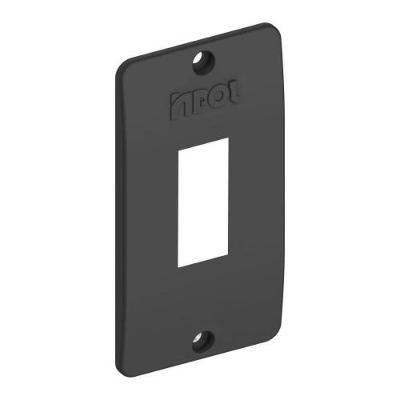 Eletroduto Tampa 1 Tecla 3-4” Isolante Elétrico Anti Chamas Preta Inpol