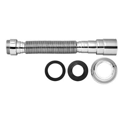 Sifão Sanfonado Blukit Universal Cromado Rosca 1 1/2 DN38 X DN40
