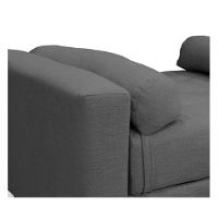 Recamier Félix King Size 195Cm Linho Chumbo - 2