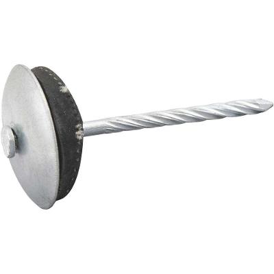 Prego Telheiro Ardox com Acabamento Polido e Arruela Metálica e de PVC Inox Vonder 1KG