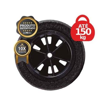 Pneu Maciço para Carrinho Forte 3,25 X 8 X 1'' Alta Resistência Force