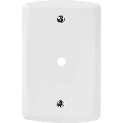 Placa de Interruptor Ou Tomada Lux2 com 1 Furo 9MM 4x2 Branca Tramontina