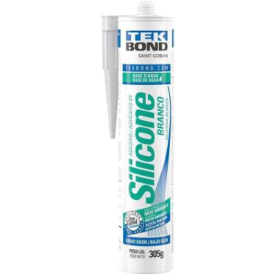 Borracha de Silicone à Base d'Água Branco Impermeável Flexível Tekbond 305G