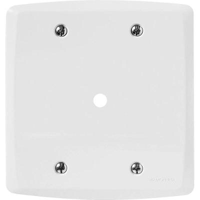 Placa com 1 Furo 9,5 mm 4x4 Lux2 Sistema Modular Branca Tramontina