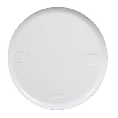 Placa Cega Redonda Stylus Ilumi com Design Elegante Branca Ilumi Materiais Elétricos