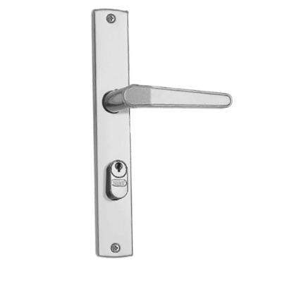 Fechadura Externa 502-03 com Alavanca Perfil Estreito Cromado Broca 26,5MM Bivolt