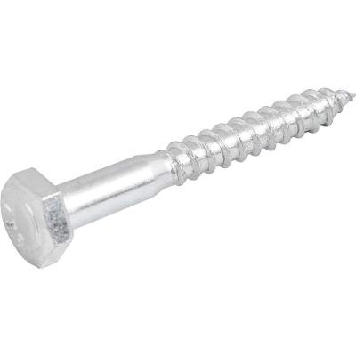 Parafuso Sextavado Rosca Soberba com Acabamento Zincado Inox Vonder 1-4X50MM 4PÇ