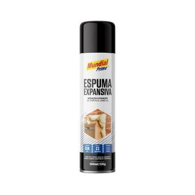 Espuma Expansiva Mundial Prime para Vedacao Preenchimento e Fixacao 500ML 320G