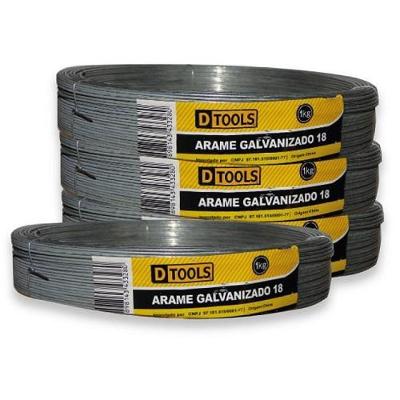 Arame Galvanizado ARAME GALVAN. 12 RL C-1kg DTOOLS em Aço Carbono Bivolt 1KG