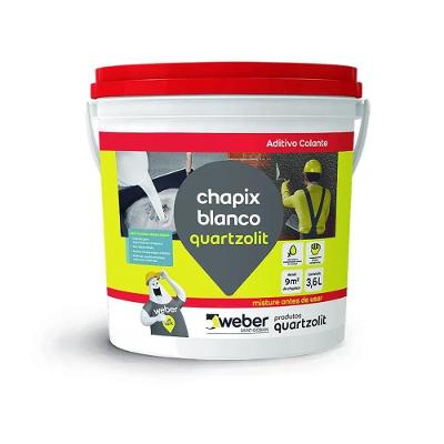 Aditivo para Concretos e Argamassa Chapix Blanco Alta Aderência Branco Quartzolit 3.6kg