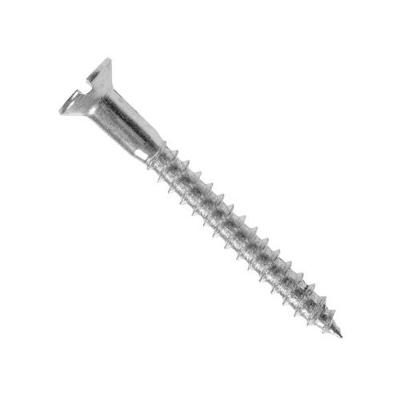 Parafuso para Madeira 3,5 X 25 Cabeça Chata Aço Zincado Cinza Dtools
