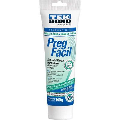 Adesivo Multiuso Preg Fácil Substituto de Pregos e Parafusos 140G Tekbond