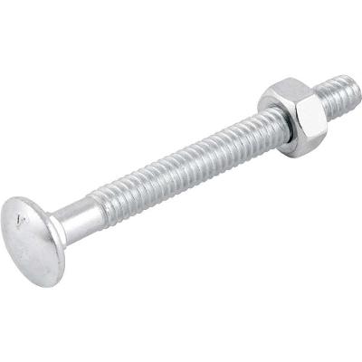 Parafuso Francês com Porca 2046142120 Zincado Rosca UNC Vonder
