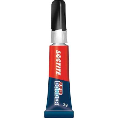 Adesivo Instantâneo Super Bonder Original com Colagem Transparente Pino Antientupimento 3G Loctite