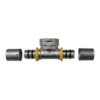 Acessórios para Gás Pex Tee com Saída Rosca Fêmea para Gás 16X1-2 Inox Astra