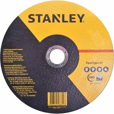 Disco de Corte STA8061 para Metais com Fibra de Vidro 115MM 13300 RPM Stanley