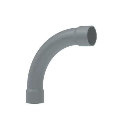 Curva a 1-2 para Instalacoes Eletricas com Encaixe Rapido Anti-chamas PVC Cinza Inpol