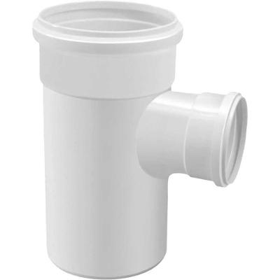 Tê de Redução para Esgoto 663 DN 75 X DN 50 PVC Branco Krona