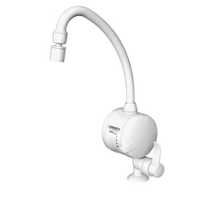 Torneira Elétrica Loren Easy de Mesa com Bica Alta 4 Temperaturas Branca Lorenzetti 220V